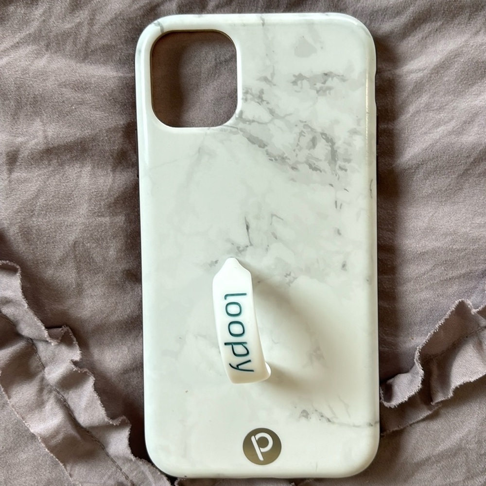 White marble iPhone 11 case